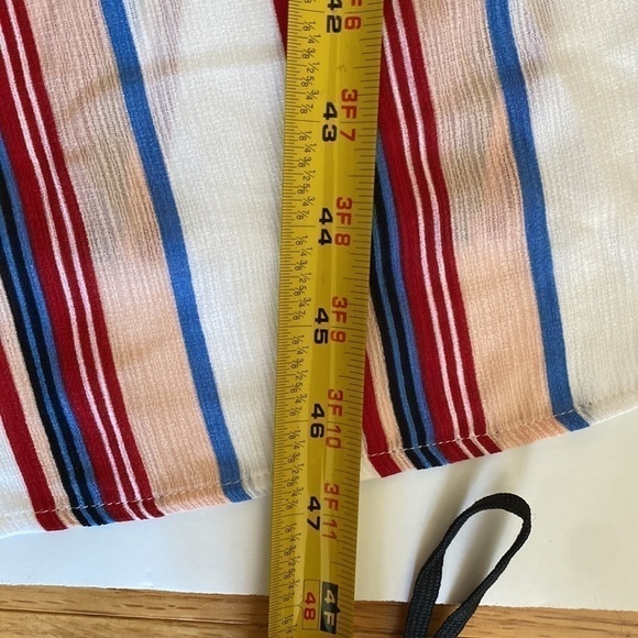 Lucca Striped Off The Shoulder Maxi Dress Size Small - Picture 11 of 11